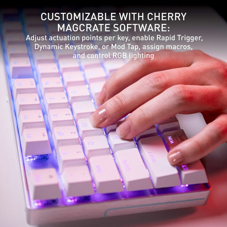Cherry XTRFY MX 8.2 Pro TMR Gaming Keyboard in White