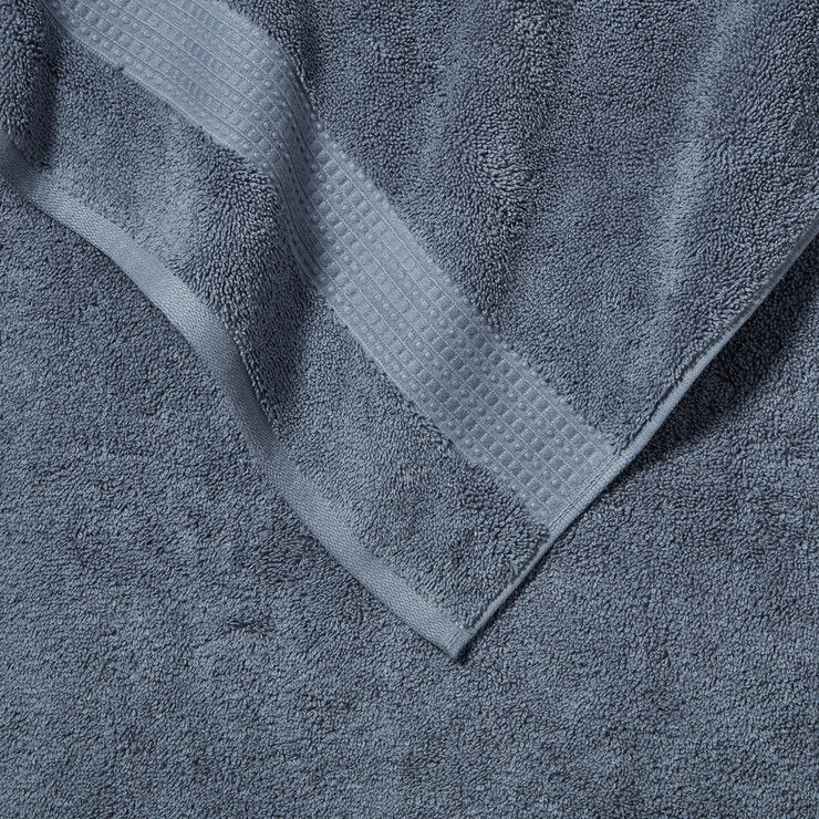 Grandeur 100% Cotton Blue Bath Sheets, Pack of 2