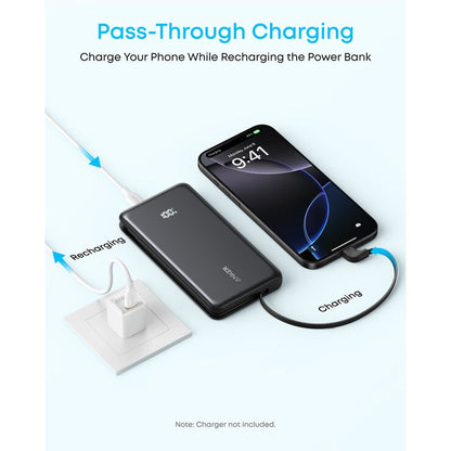 Anker Zolo 10k and 20k Power Banks with Built-in USB-C Cable