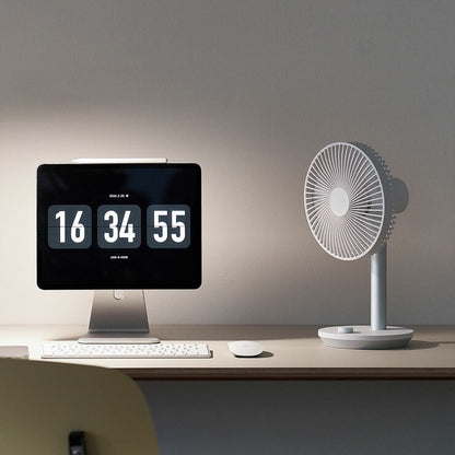 LUMENA Rechargeable Wireless Desktop Fan Stand 4, Pack of 2 Fans in Navy & White