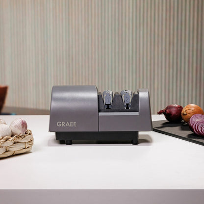 Graef SG520 Electric Knife Sharpener in Quartz Grey