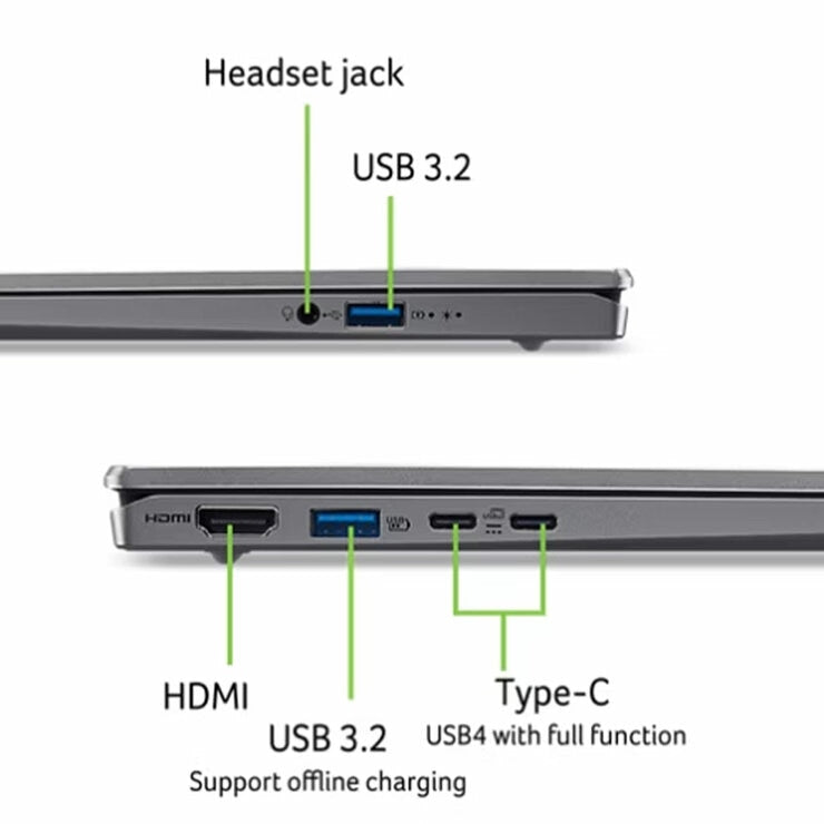 Acer Swift Go 14 Inch OLED Copilot+ Laptop, AMD Ryzen AI 5, 16GB RAM, 512GB SSD
