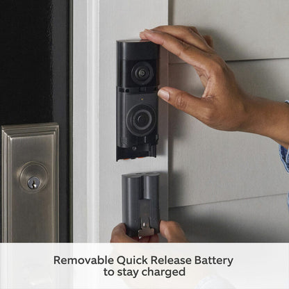 Ring Video Doorbell Plus (2nd Gen) with Chime (3rd Gen) & Additional Battery