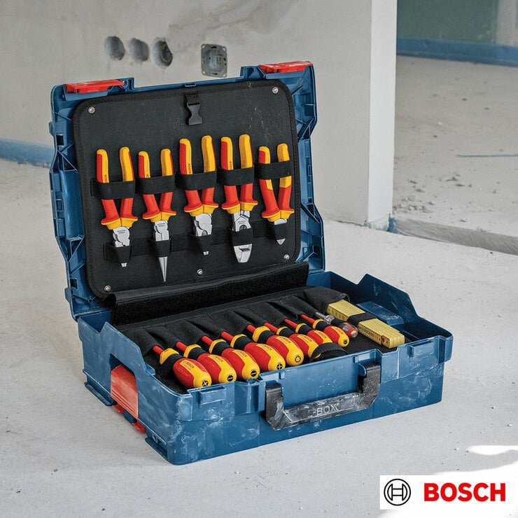 Bosch Professional 37 Piece VDE Hand Tool Set with Case