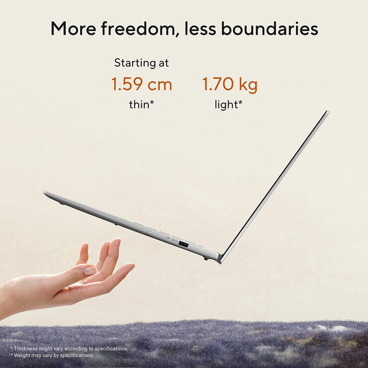 ASUS Vivobook S M3607GA-SH011W 16 Inch OLED Laptop, AMD Ryzen AI 7, 16GB, 512GB