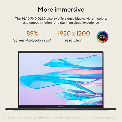 ASUS Vivobook S M3607GA-SH011W 16 Inch OLED Laptop, AMD Ryzen AI 7, 16GB, 512GB