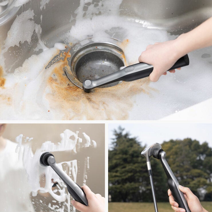 HOTO Wand Cordless Spin Scrubber