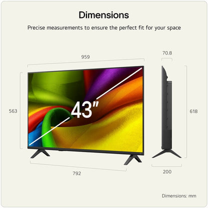LG 43NU850B6LA 43 Inch 4K Ultra HD Smart TV