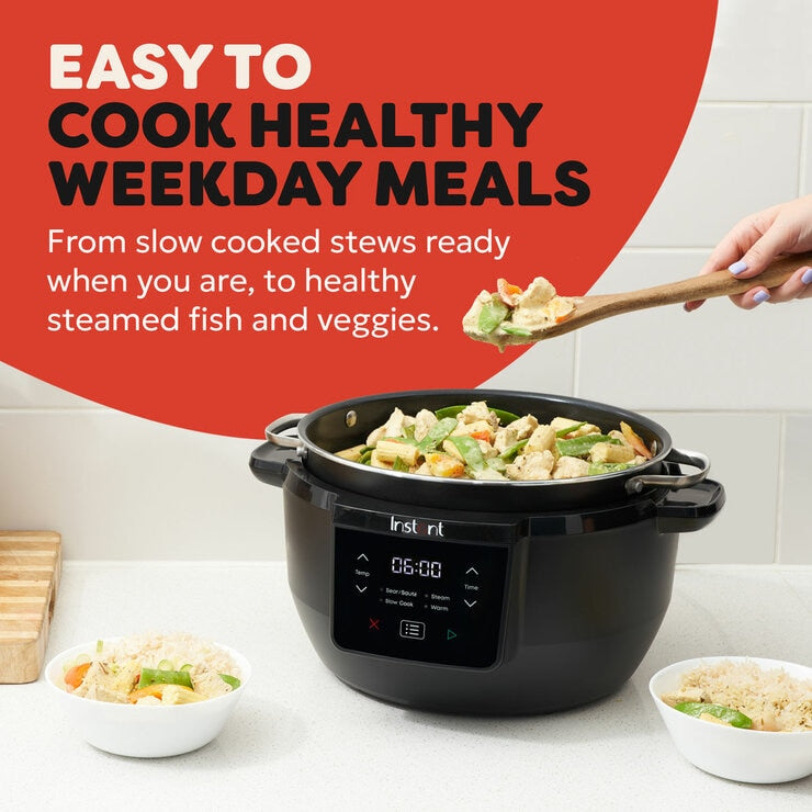 Instant Pot Superior 7.1L Slow Cooker in Black