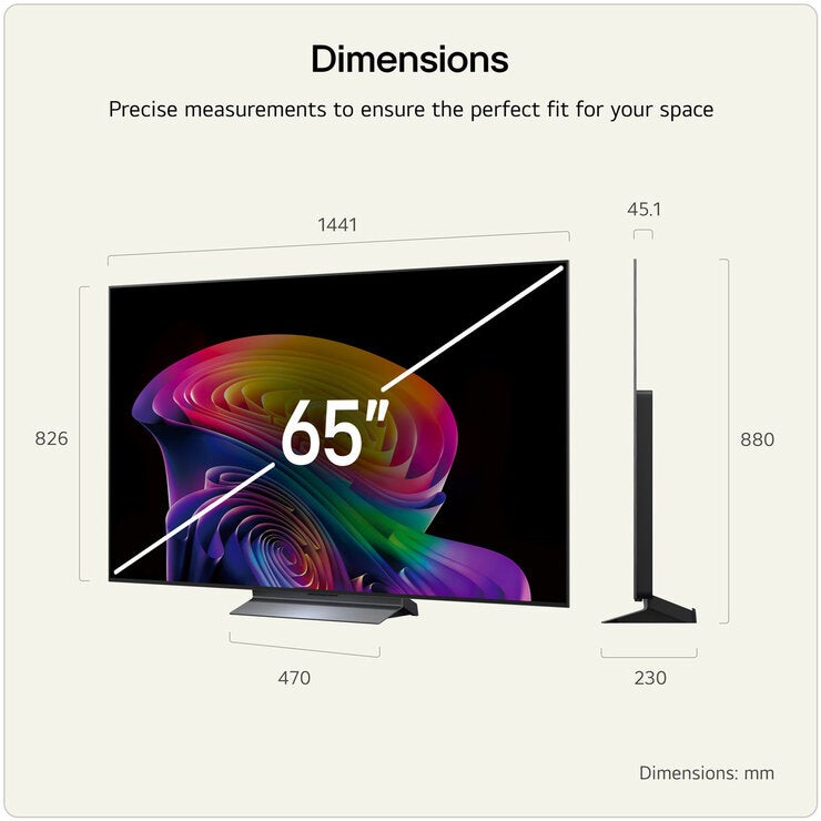 LG OLED65C65LA 65 Inch OLED 4K Ultra HD Smart TV
