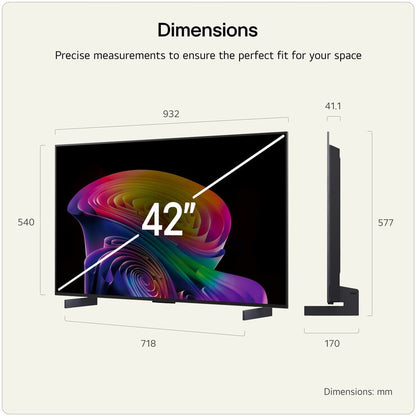 LG OLED42C65LA 42 Inch OLED 4K Ultra HD Smart TV