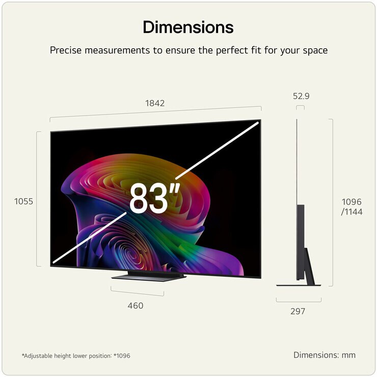LG OLED83C64LA 83 Inch OLED 4K Ultra HD Smart TV