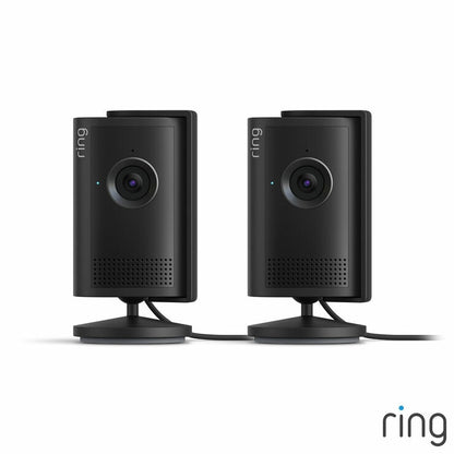 Ring Plug-In Indoor Camera Plus Black - 2 Pack