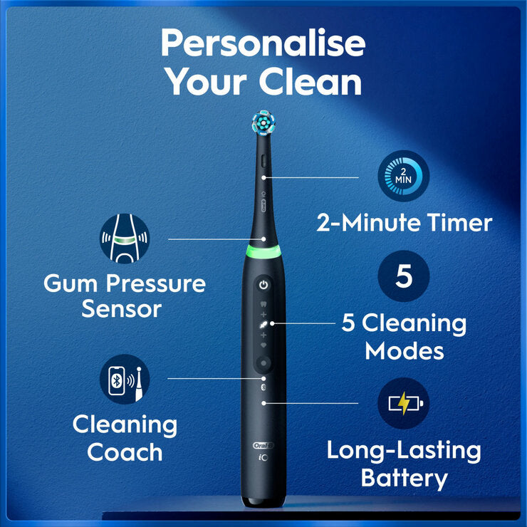 Oral-B iO Series 5 Electric Toothbrush in Matt Black