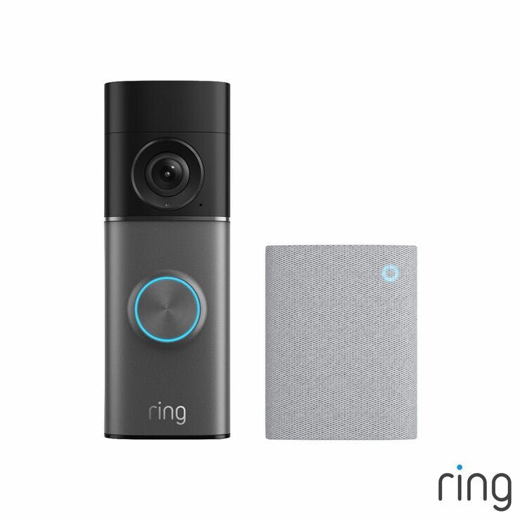 Ring Hardwired Video Doorbell Pro (3rd Gen) Satin Nickel with Chime (3rd Gen)