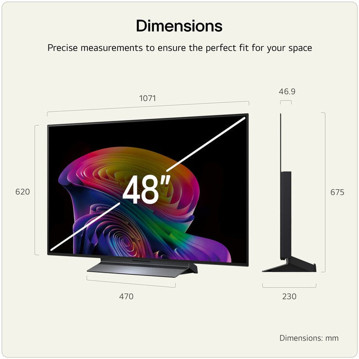 LG OLED48C65LA 48 Inch OLED 4K Ultra HD Smart TV