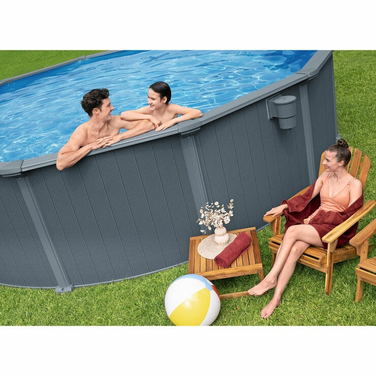 Bestway Hydrium 18ft (5.4m) Round Steel Wall Above Ground Pool Set