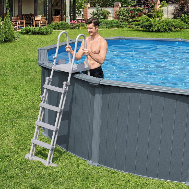 Bestway Hydrium 18ft (5.4m) Round Steel Wall Above Ground Pool Set