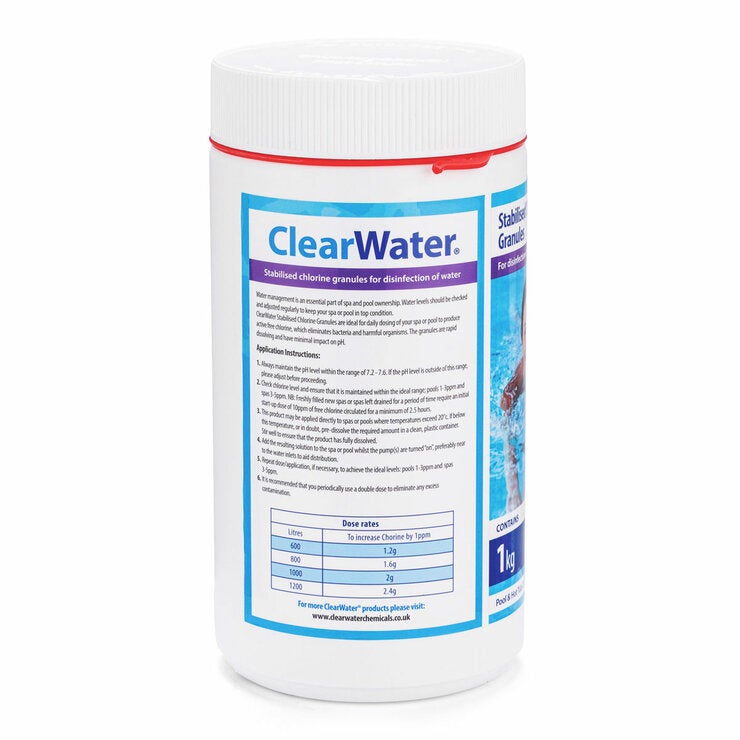 Clearwater Chlorine Granules 6 x 1kg