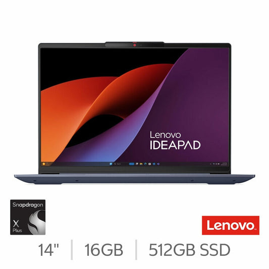 Lenovo IdeaPad Slim 5 Laptop, 14 inch OLED Copilot+ Snapdragon X Plus 16GB 512GB