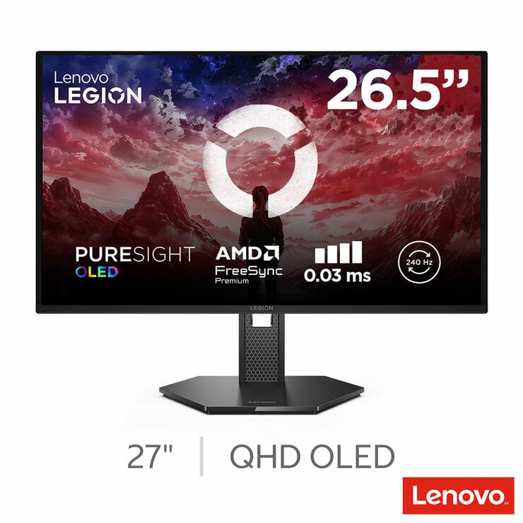 Lenovo Legion 67E1GAC1UK 27 Inch 240Hz QHD OLED Gaming Monitor