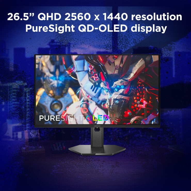 Lenovo Legion 67E1GAC1UK 27 Inch 240Hz QHD OLED Gaming Monitor