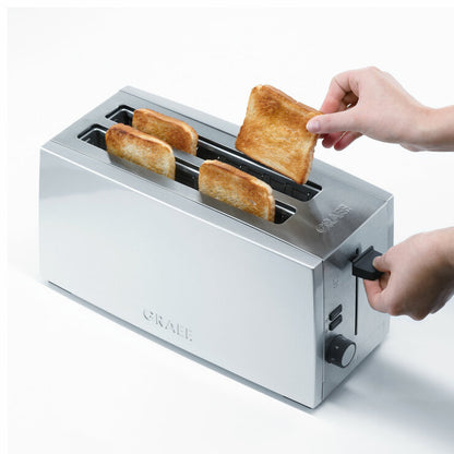 Graef 1.2L Kettle & 4 Slice Toaster Bundle in Silver