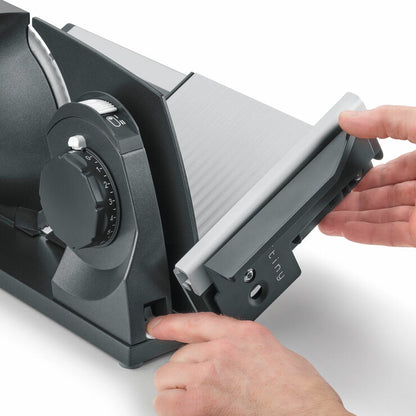 Graef MT1006UK My Tiny Foldable Electrical Food Slicer in Iron Mica