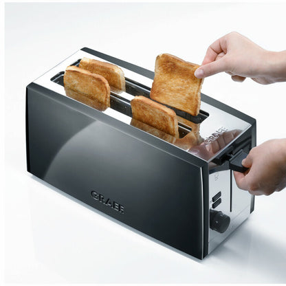 Graef 1.2L Kettle & 4 Slice Toaster Bundle in Black