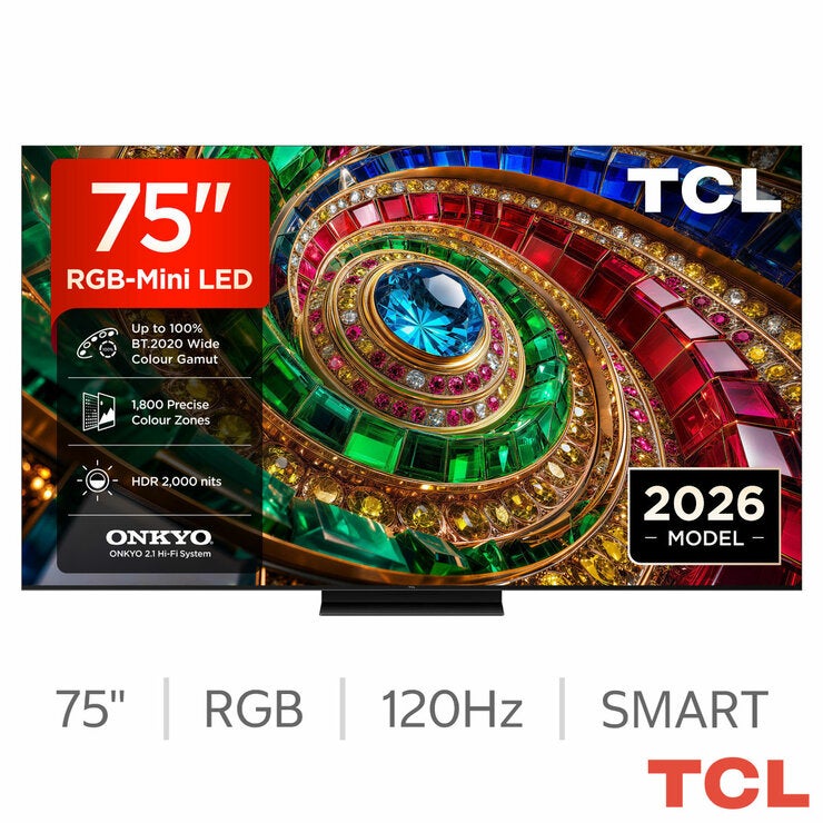 TCL 75Q7D 75 Inch RGB-Mini LED TV