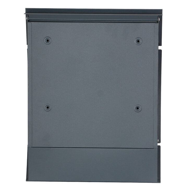 Phoenix Estilo Front Loading Letter Box MB0122KA in Graphite Grey with Key Lock