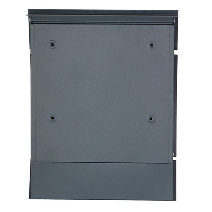 Phoenix Estilo Front Loading Letter Box MB0122KA in Graphite Grey with Key Lock