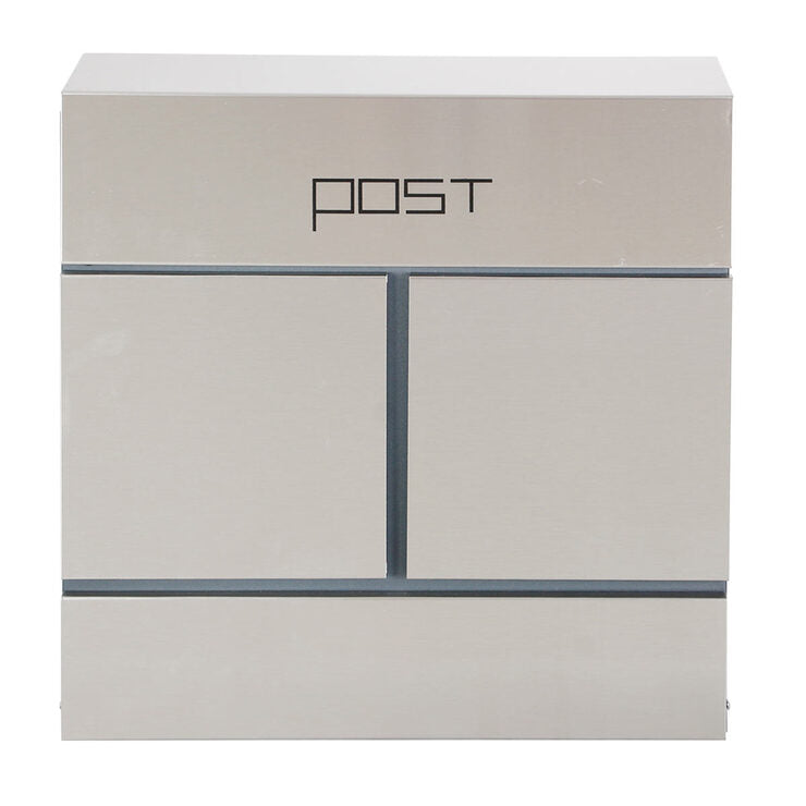 Phoenix Estilo Top Loading Letter Box MB0124KS in Stainless Steel with Key Lock