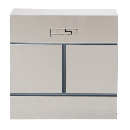 Phoenix Estilo Top Loading Letter Box MB0124KS in Stainless Steel with Key Lock