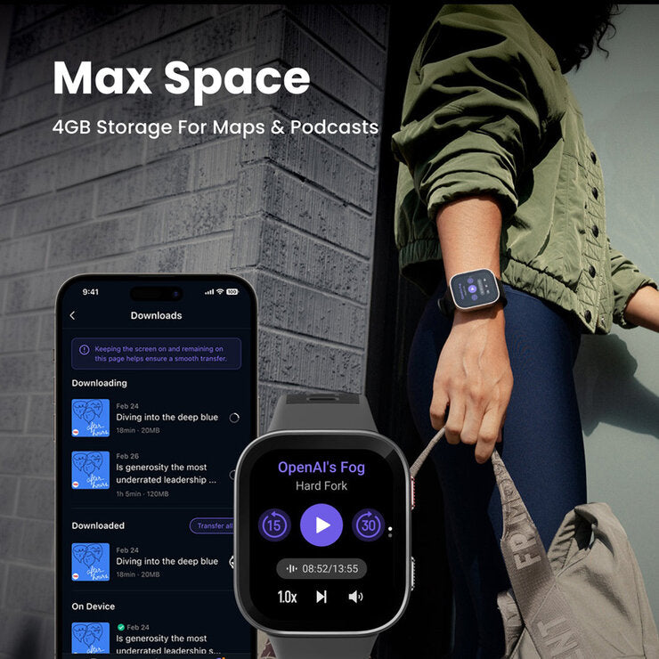 Amazfit Bip Max Silver Smart Watch