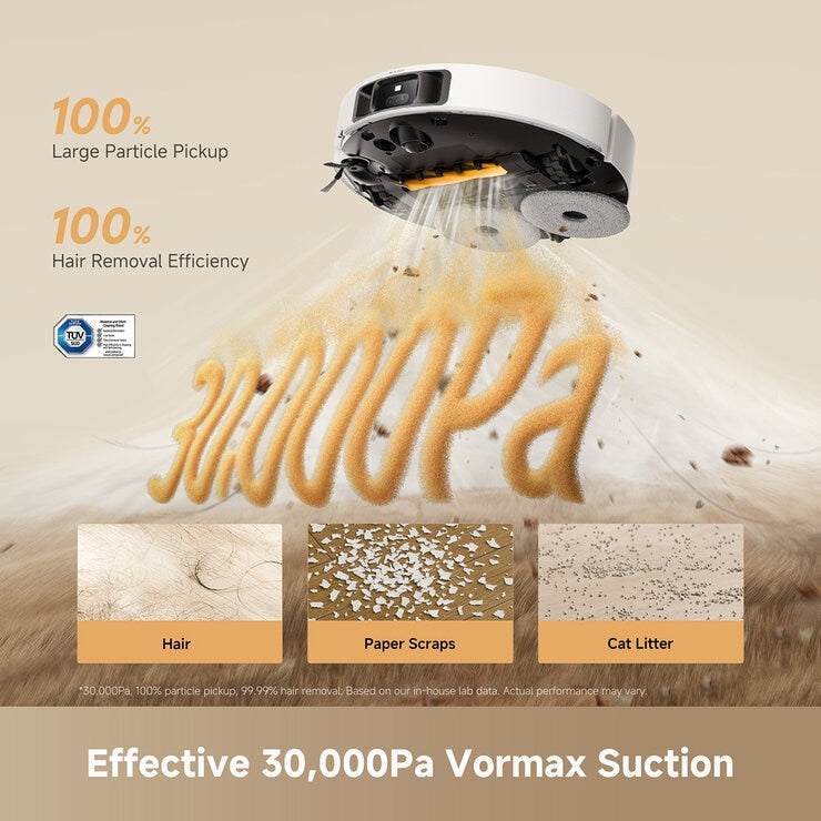 Dreame L50S Pro Ultra Robotic Vacuum Cleaner in White