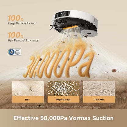 Dreame L50S Pro Ultra Robotic Vacuum Cleaner in White