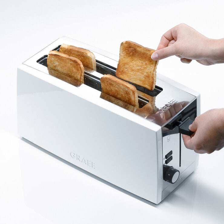 Graef 1.2L Kettle & 4 Slice Toaster Bundle in White