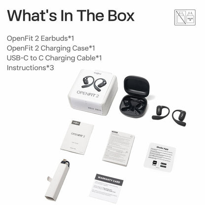 Shokz OpenFit 2 Open Ear Headphones