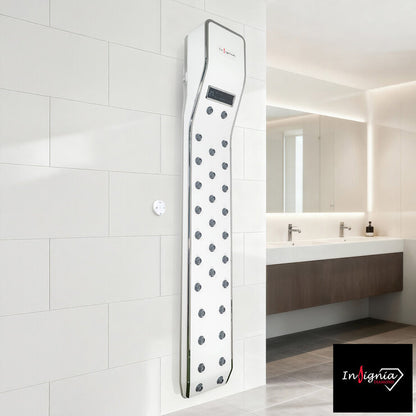 Insignia Customisable Bluetooth Body Dryer with Wall Brackets in White
