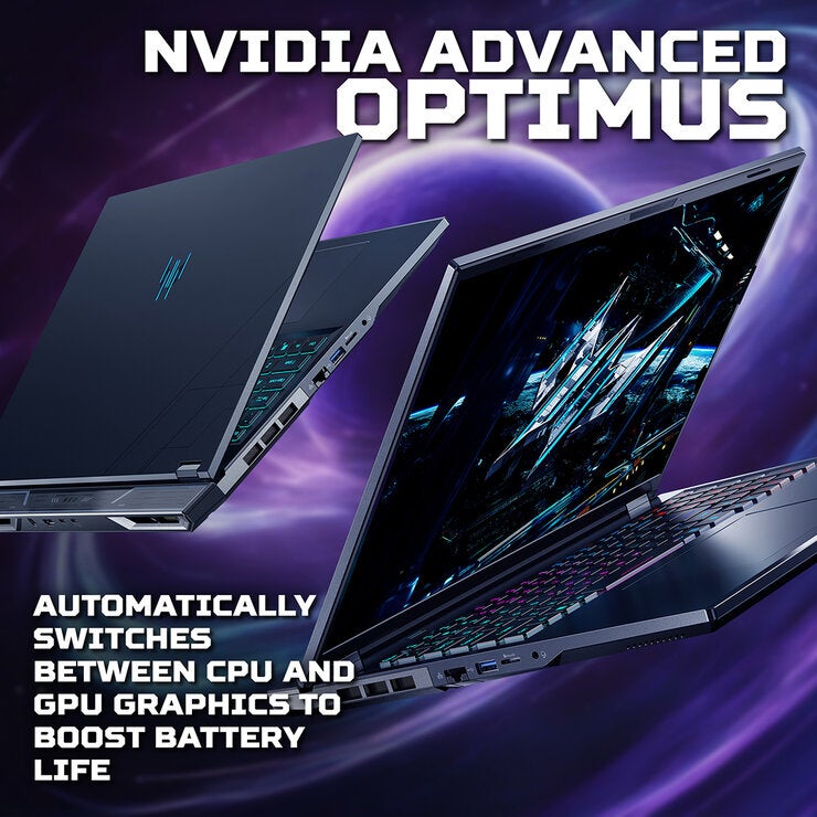 Acer Helios 18 Inch Gaming Laptop, Core Ultra 9, 16GB RAM, 1TB SSD, RTX 5080