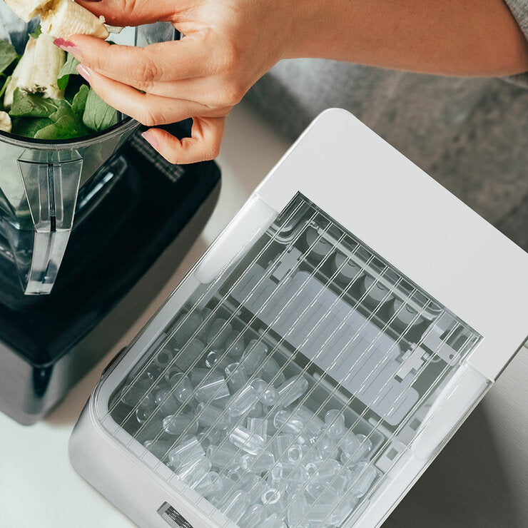 Pro Breeze 2L Countertop 15kg Ice Cube Maker in White