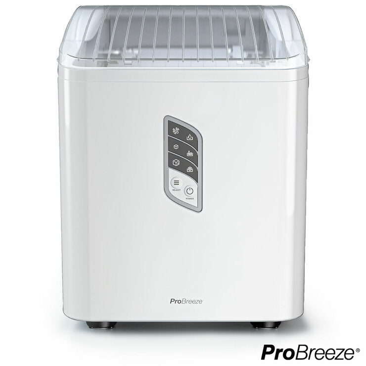 Pro Breeze 2L Countertop 15kg Ice Cube Maker in White