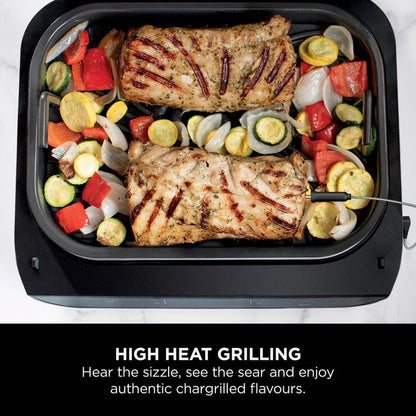 Ninja DG551UK 6-in-1 MAX Grill & Air Fryer in Grey