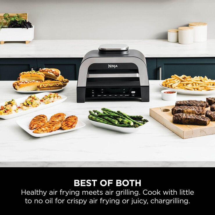 Ninja DG551UK 6-in-1 MAX Grill & Air Fryer in Grey