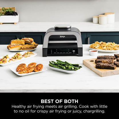 Ninja DG551UK 6-in-1 MAX Grill & Air Fryer in Grey