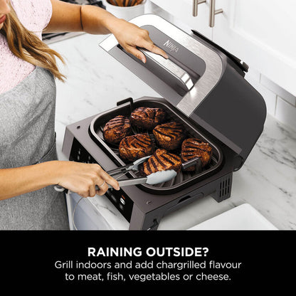 Ninja DG551UK 6-in-1 MAX Grill & Air Fryer in Grey