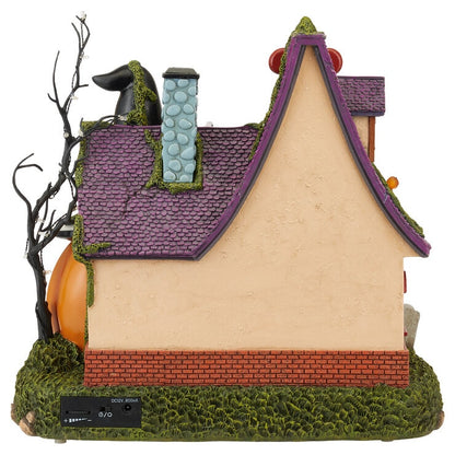 Halloween 13.5 inch Disney Animated House with Lights and Music
