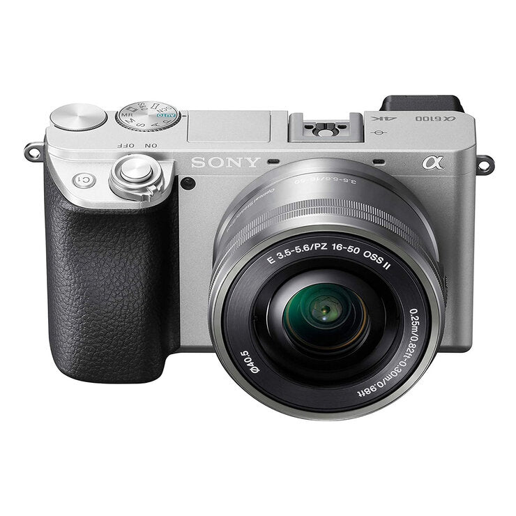 Sony Alpha A6100 Mirrorless Camera Kit, 16-50mm Zoom Lens