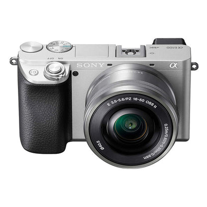 Sony Alpha A6100 Mirrorless Camera Kit, 16-50mm Zoom Lens